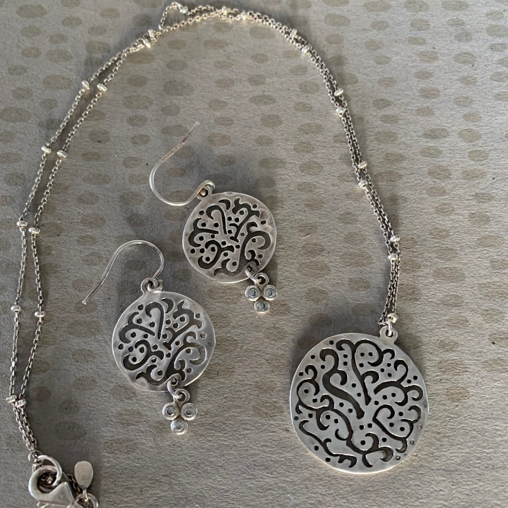 Silpada Cut Above Sterling Silver Set